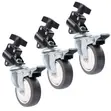 Yunteng Moveable Wheels Set for Light Stands (3-Pack) - 5