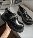UrbanEdge Men's Black Patent Leather Platform Boots - 2