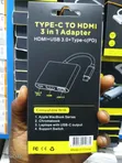 3-in-1 Type-C zu HDMI Adapter (4K, USB 3.0, PD Charging) - 2