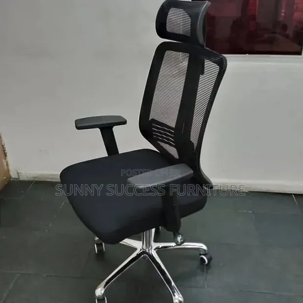 Swivel Office Chair with Headrest - Brand New - 1