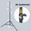 Heavy Duty Studio Light Stand with Wheels (Air Cushioned) - 2