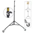 Heavy Duty Studio Light Stand with Wheels (Air Cushioned) - 4