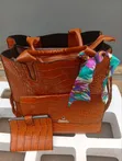 3-in-1 Large Handbag - Brown - 2