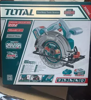 Total 20V Cordless Circular Saw (165mm Blade, Brushless)