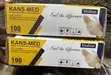 Kans-Med Premium Latex Medical Examination Gloves (Medium) - 1