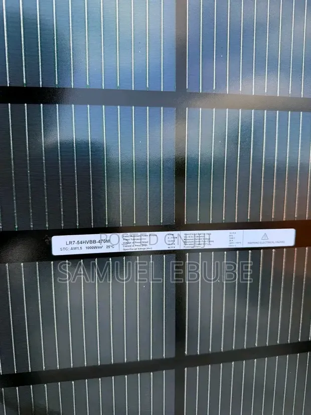 Longi Solar 450W All Black Bi-facial Panel - 1