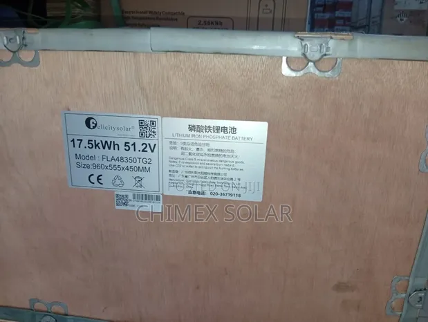 Felicitysolar 17.5kWh 51.2V Flat Battery - 1