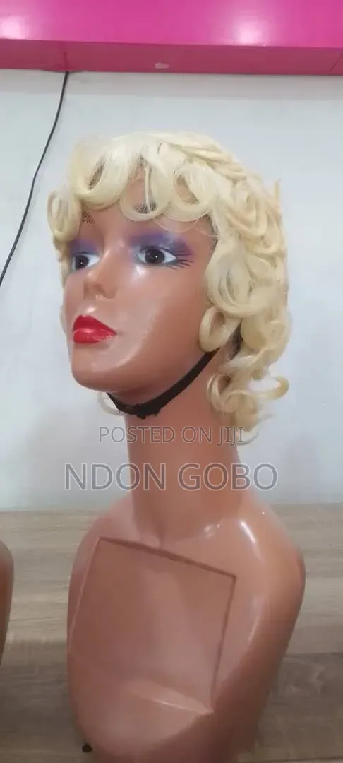 Short Human Hair Wig - Pixie Finger Curls - 1