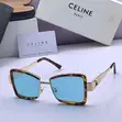 Masan Ja Luxury Celine Tortoise Gold masu Girman Kai - Blue Gradient Lenses - 1
