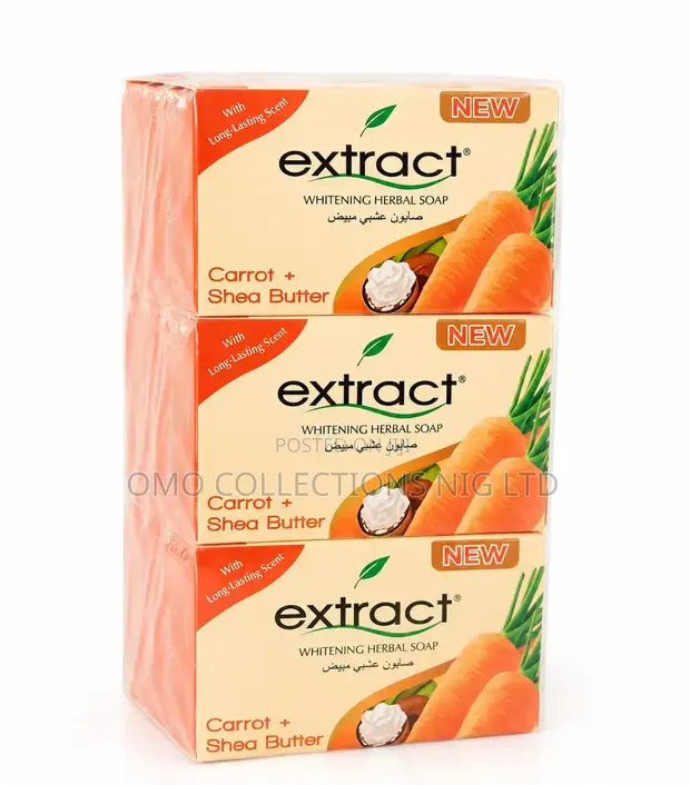 Extract Carrot & Shea Soap - 6 Packs - 1