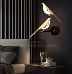 Nordic Golden Bird Fitilar Bango ta LED