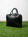 Classy Black Faux Leather Office Bag - 1