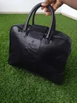 Classy Black Faux Leather Office Bag - 2
