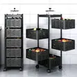 5-Tier Rolling Storage Rack Organizer - 1