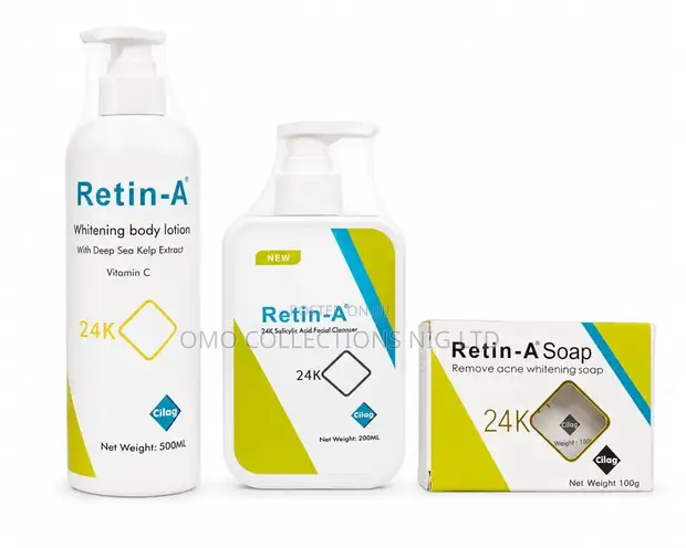 Retin-A Acne Maganin Set - Salicylic Acid Cleanser + Sabulu 2 - 1