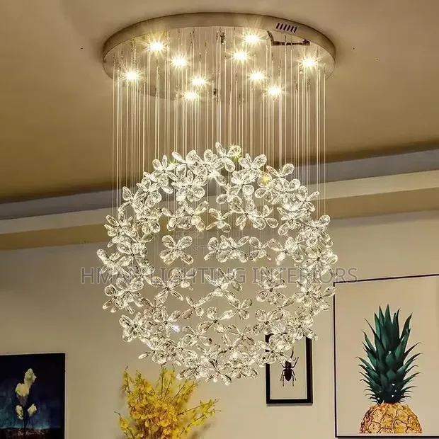 Luxury Crystal Floral Chandelier - 1