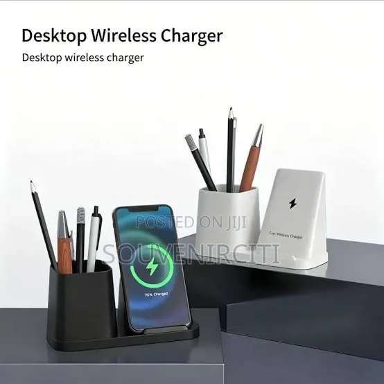 Wireless Charging Pen Holder - Siyanwa Kadai - 1