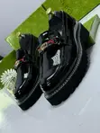 Kyawawan Takalmi na Gucci na Maza - Baƙi, Fata, Mai Salo | Da Akwati - 3