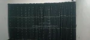 12 Sets Quality Seating Room Curtains & Rails