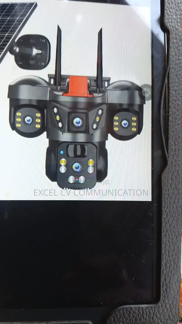 4-Lens Solar PTZ CCTV Camera - 1