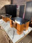 SM Center Table - Glossy Multicolored Wood - 2