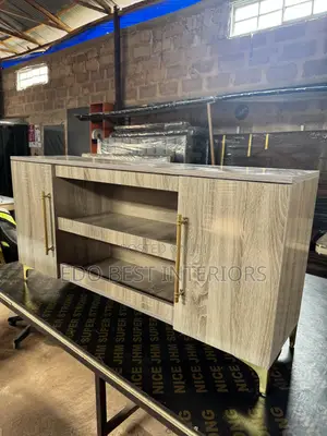 Home Interiors Multicolored TV Stand with Cupboard