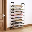 Multi-Layer Shoe Rack with Handrail (7/8 Tiers) - 3
