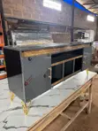 Mai Kyau Mai Launi Da Yawa Na TV Stand Tare Da Kabad - 1