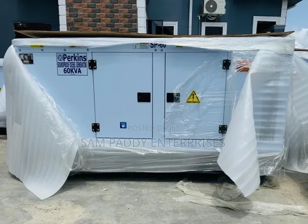 Original 60kva Perkins Soundproof Generator - 1