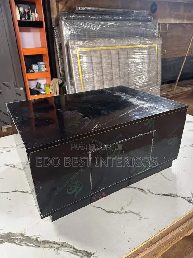 Glossy Black Center Table - Home Interiors - 1