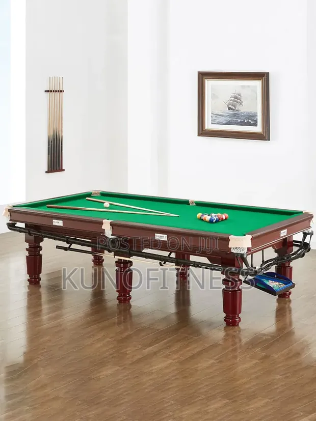 Commercial 9ft Marble Top Snooker Table tare da Kayayyaki - 1
