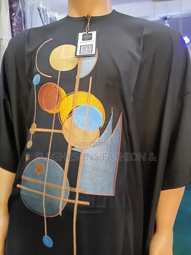 Black Dansiki - Men's Formal - 1