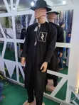 Fine Black Kaftan - Formal Men's Wear - 4