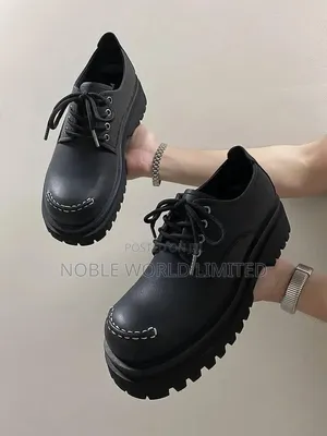 Black High Grade Chunky Shoes - Brand New