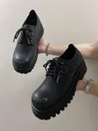 Black High Grade Chunky Shoes - Sabon Kaya - 2