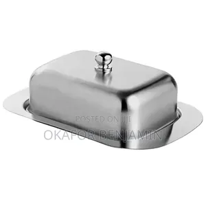 High Quality Stainless Steel Butter Dish with Lid