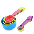 10-Piece Multi-Colored Measuring Cup & Spoon Set - 1