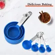 8pcs Ingantaccen Ma'auni Spoon & Cup Set Mai Hannun Karfe - 1