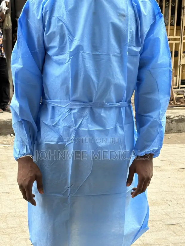 Blue Isolation Gown - Pack of 10 - 1