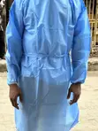 Blue Isolation Gown - Pack of 10 - 1