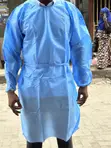 Blue Isolation Gown - Pack of 10 - 2