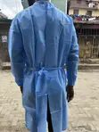 Blue Isolation Gown - Pack of 10 - 5
