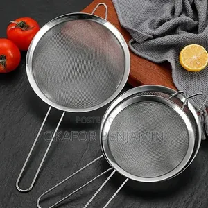 Stainless Steel 3-in-1 Mesh Strainer Colander Set