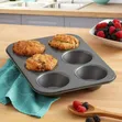 Aluminum Non-Stick 6-Hole Muffin Cake Pan - 1