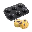 Aluminum Non-Stick 6-Hole Muffin Cake Pan - 2