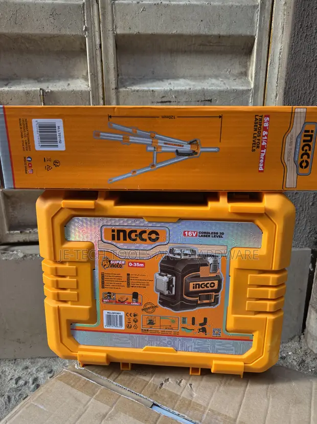 INGCO 16V Cordless 3D Laser Level (HLL301201) - 1