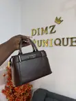 Guess Square Handbag - Brown - 2