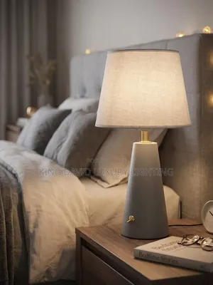 Modern Minimalist Conical Base Bedside Lamp