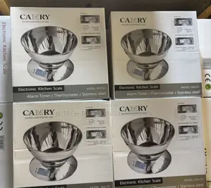 Camry EK4150 Electronic Kitchen Scale da Kwalin Bakin Karfe