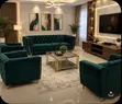 Premium Emerald Green 7-Seater Velvet Sofa Set - Abuja - 1